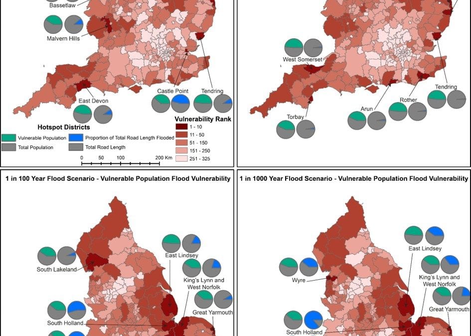 Research Findings – Evaluating the vulnerability ‘hotspots’ for road network flooding in England